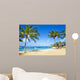 Palm Trees on the Sandy Beach Wall Mural
