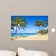 Palm Trees on the Sandy Beach Wall Mural