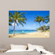 Palm Trees on the Sandy Beach Wall Mural