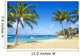 Palm Trees on the Sandy Beach Wall Mural