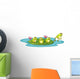 Frogs in the Pond Wall Decal