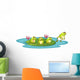 Frogs in the Pond Wall Decal