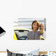 Lady with car keys Wall Mural