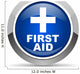 Blue First Aid Icon