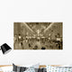 Fast Crowd Moving in Grand Central Station Wall Mural
