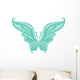 Turquoise Butterfly Wall Decal