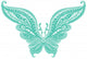 Turquoise Butterfly Wall Decal