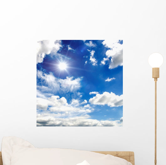 Summer Sky with White