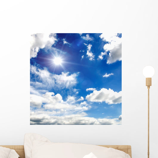 Summer Sky with White