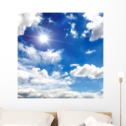 Summer Sky with White