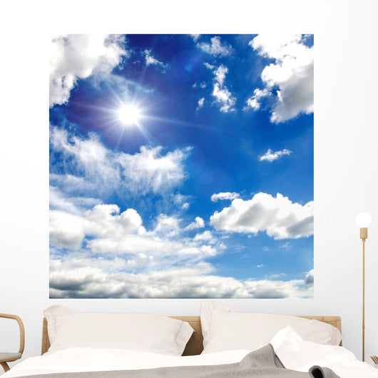 Summer Sky with White