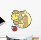Gorilla and Ice Cream Wall Decal