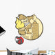 Gorilla and Ice Cream Wall Decal