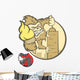 Gorilla and Ice Cream Wall Decal