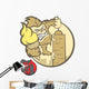 Gorilla and Ice Cream Wall Decal