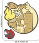 Gorilla and Ice Cream Wall Decal