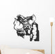 Gorilla and Ice Cream Wall Decal