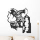 Gorilla and Ice Cream Wall Decal
