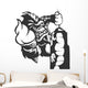 Gorilla and Ice Cream Wall Decal