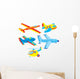 Airplanes and helicopter Wall Decal