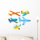 Airplanes and helicopter Wall Decal
