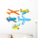 Airplanes and helicopter Wall Decal