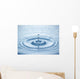 Blue water drop Wall Mural