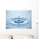 Blue water drop Wall Mural