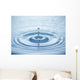 Blue water drop Wall Mural