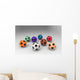 Balones Futbol Wall Mural