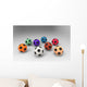 Balones Futbol Wall Mural