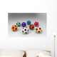 Balones Futbol Wall Mural
