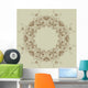 vintage floral frame Wall Mural