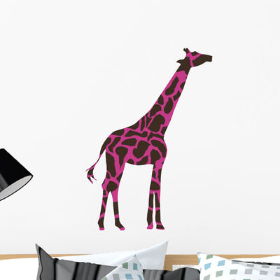 Giraffe Design shown on a wall