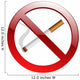 No Smoking Wall Decal