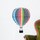 Air Balloon Isolated on White Wall Decal