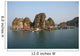 Floating village in Halong Bay in Vietnam Wall Mural