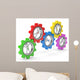Workers gears Wall Mural