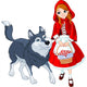 Little red riding hood and wolf Wall Decal