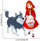 Little red riding hood and wolf Wall Decal