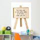 Easel With Message of Motivation Wall Decal