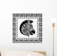 Zebra Illustration Wall Decal