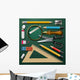 school supplies Wall Decal