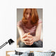 Prayer Young Woman Praying Wall Mural