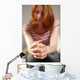 Prayer Young Woman Praying Wall Mural