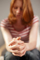Prayer Young Woman Praying Wall Mural