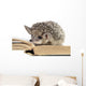 cute hedgehogs read book Wall Decal