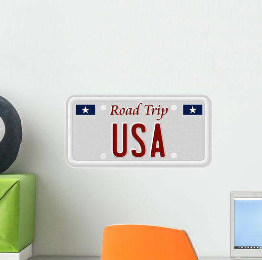 Road Trip USA Wall Decal