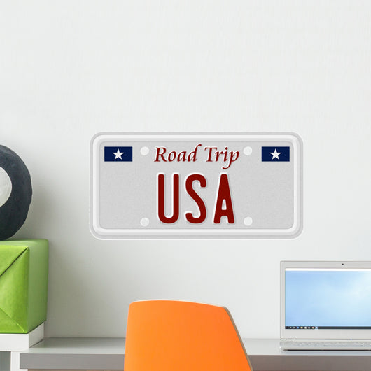 Road Trip USA Wall Decal