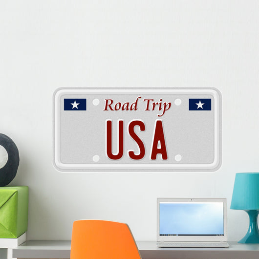 Road Trip USA Wall Decal